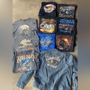 Harley BUNDLE  3 single stitch all L-xl